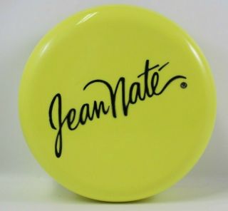 Jean Nate Silkening Body Powder Plastic Canister 6 Oz. ,  Puff Yellow Open