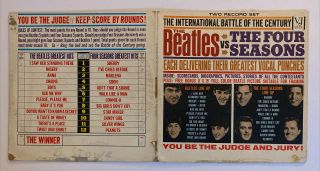 The Beatles vs The Four Seasons - 1964 US Vee - Jay Double LP DX 30 VG,  (,) 2