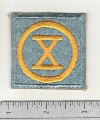 Pre Ww 2 Us Army 10th Infantry Division Patch Inv B058