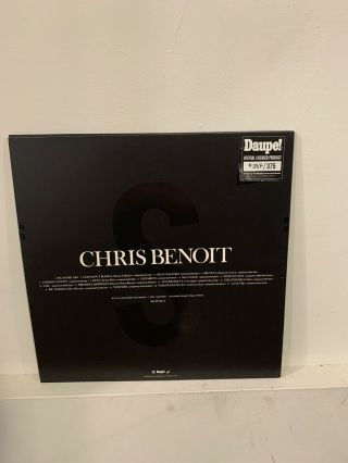 Westside Gunn Chris Benoit Black Vinyl 357/375 Daupe GXFR LP NM 2
