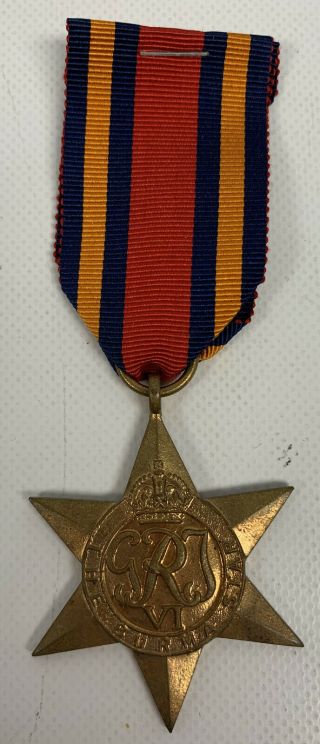 1939 - 45 Ww2 Canada Burma Star Medal