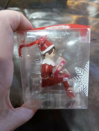 Dunkin Donuts Elf On The Shelf (boy) Holding A Box Of Donuts Ornament