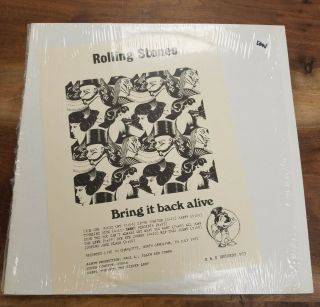 The Rolling Stones Bring It Back Alive Lp Still In Shrinkwrap Nm Splatter Vinyl