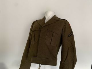 Vintage Ww2 Us Army Wool Enlisted Ike Uniform Field Jacket (w/ Name Inside)