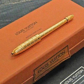 Louis Vuitton Gold Plated Agenda Pm Mechanical Pencil 1666be Rise - On