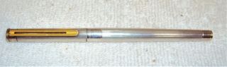 Montblanc Noblesse Matte Silver With Gold Trim Rollerball Ballpoint Pen