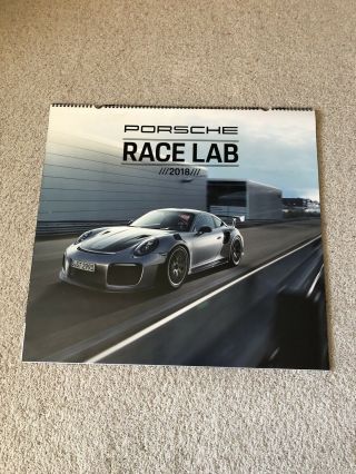 Porsche Calendar 2018 Race Lab Limited Edition Without Coin