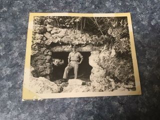 Gi Photo Of Captured Japanese Mountain Cave On Iwo Jima