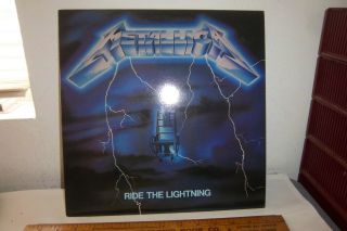 Metallica - Ride The Lightning Lp 1984 Megaforce Pressing Mri 769