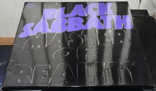 Black Sabbath Master Of Reality Rare Uk 73 Vertigo Ex,  Lp,  Awesome Poster