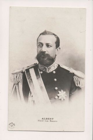 Vintage Postcard Albert I,  Prince Of Monaco