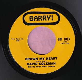 David Coleman " Drown My Heart " / Barry Northern / Latin Listen