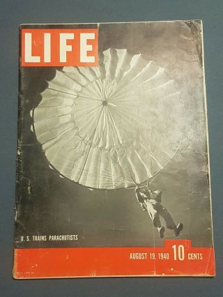 3 Life Magazines Airborne Paratroopers World War II & Koren War 1940 - 1951 3