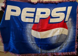 Pepsi - Cola Afghan Throw Blanket