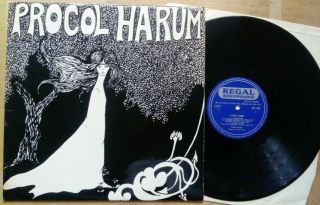 Procol Harum S/t Lp Ex Vinyl.  Regal Zonophone.  Uk Mono 1967 Lrz 1001