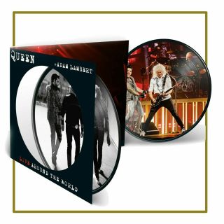 Queen And Adam Lambert - Live Around The World - 2 X Vinyl Lp Picture Disc