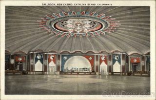 Santa Catalina Island,  Ca Ballroom At The Casino Los Angeles County Postcard