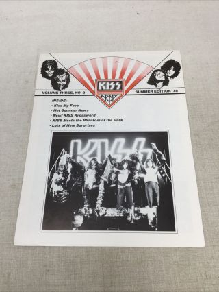 Kiss Army Newsletter Volume 3 Number 2 (summer Edition 
