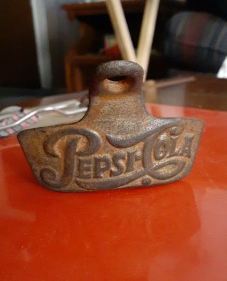 Vintage Starr " X " Pepsi - Cola Wall Mount Bottle Opener Brown Co.