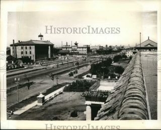 1941 Press Photo Modern Streets Of Manchukuoan Capital Of Hsinking.  - Nox62943