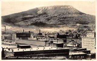 Rppc Chattanooga,  Tn Lookout Mountain Tennessee Ca 1930s Vintage Postcard