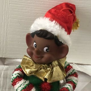 The Elf On The Shelf Ornament African American Christmas 6”