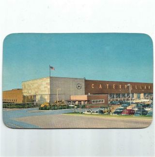Vintage Postcard View Of Caterpillar Tractor Co.  Peoria,  Ill.  Building Kk