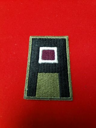 100 Orig.  Ww2 Us Army 1st Army Medical Corps Patch Green Back,  Cut Edge No Glow