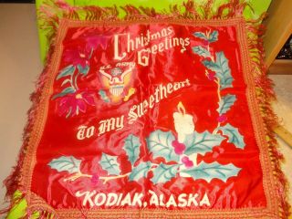 World War Ii Us Army Christmas Greetings To My Sweetheart Kodiak Alaska