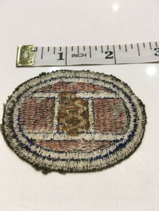 WWII US Army 30th Infantry Division White Back OD Border Cut Edge Patch 3