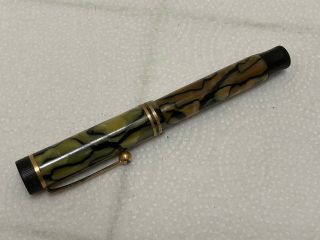 Old Fountain Pen Geo S Parker Duofold Lucky Curve Pearl Marbled