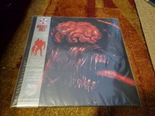 Resident Evil 2 Soundtrack Vinyl Lp Record Limited Red / Black Smoke Laced