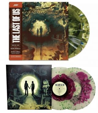 The Last Of Us Soundtrack Volume 1 2 Exclusive Bundle Pack Splatter Vinyl 4xlp