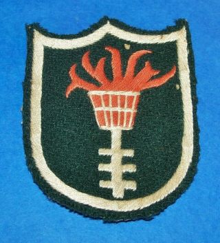 Korean Made Hand Embroidered Korea Communications Zone Patch