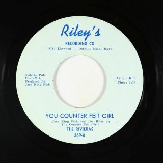 Northern/sweet Soul 45 - Rivieras - You Counter Feit Girl - Riley 