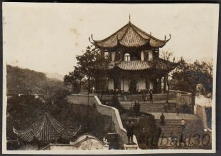 Tu9 Hankou China 1930s Photo Chinese Old Pavilion