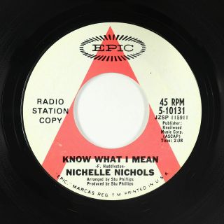 Northern Soul 45 - Nichelle Nichols - Know What I Mean - Epic - Mp3