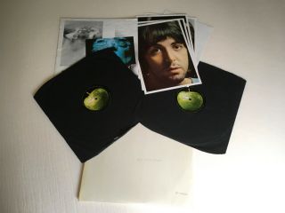 The Beatles White Album Mono 1968 1st Pressing Pmc7067/8 No 0246454 Ex