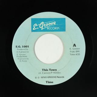 Modern Funk/sweet Soul 45 - Time - This Town - E.  Groove - Mp3