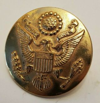 Vintage Wwii Military U.  S.  Army Gold Tone Uniform Hat Pin Screw Back