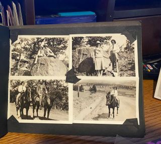 1928 Old Photo Album; Trip To Estes Park,  Colorado History