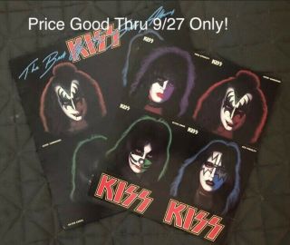 Kiss Best Of The Solo Albums Lp Vinyl Australian 1979 With Stickers