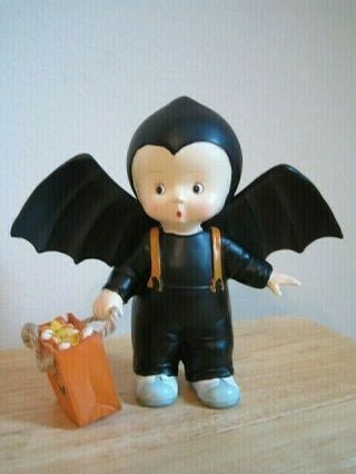 Ruth Morehead Halloween Child In Bat Costume Trick Or Treat Figurine