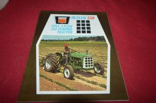 Oliver 550 Tractor Brochure Fcca