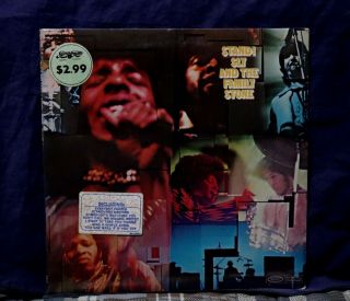 Sly & Family Stone Very Rare Lp Stand 1969 1stpress Unipak Hype Sticker