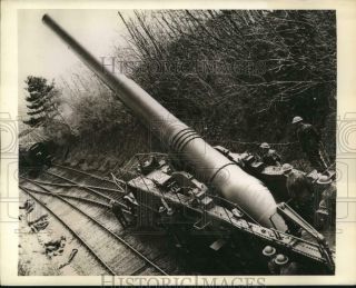 1941 Press Photo Railway Gun " Boche - Buster " For British Army,  World War Ii