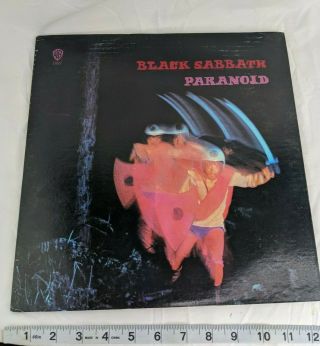 Black Sabbath Paranoid Vinyl Album White Label Promo