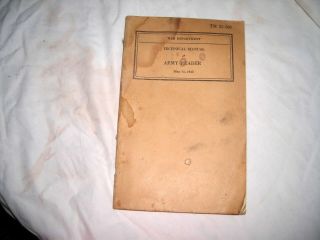 Wwii 1943 Us Army Technical Book Army Reader " Private Pete " Tm 21 - 500