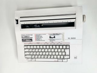 Smith Corona Xl1500 Model 5a Electric Typewriter W Lid