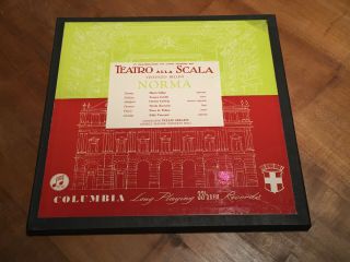 Sax 2412 - 14 Bellini Norma Maria Callas Serafin Orig Columbia Uk 3 Lp Box S/c Nm